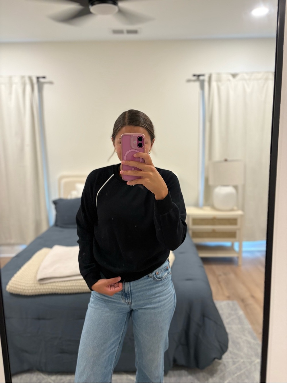 Spanx Airpique Crewneck Top Size XS